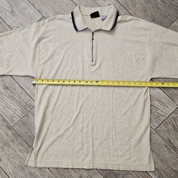 Bugle Boy Tan and Black Polo Short Sleeve Shirt - Picture 3 of 7